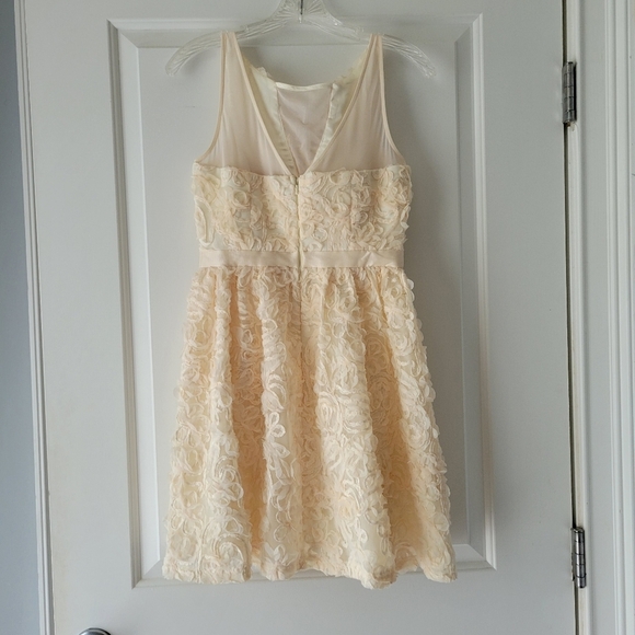 Ivory White Summer Wedding Mini Cocktail Dress Small NWOT - Picture 4 of 9